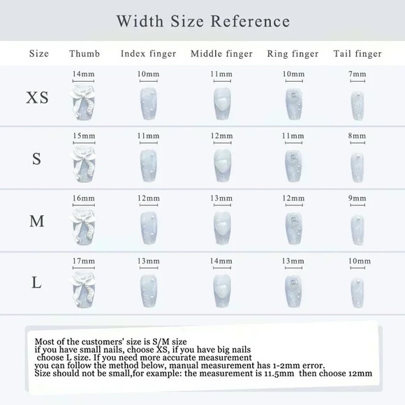 Gorgeous Press-On Nails (10 pieces) - Picture 3 of 4